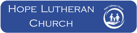 Hope Lutheran Church button